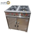 اجاق گاز چهار شعله فردار صنعتی