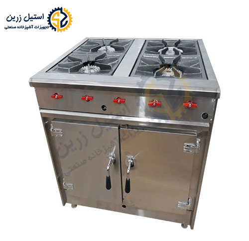 اجاق گاز چهار شعله فردار صنعتی