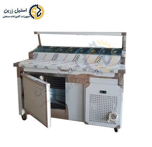 تاپینگ زیر فریزر در ابعاد 120،150 و 150 سانتی | استیل زرین