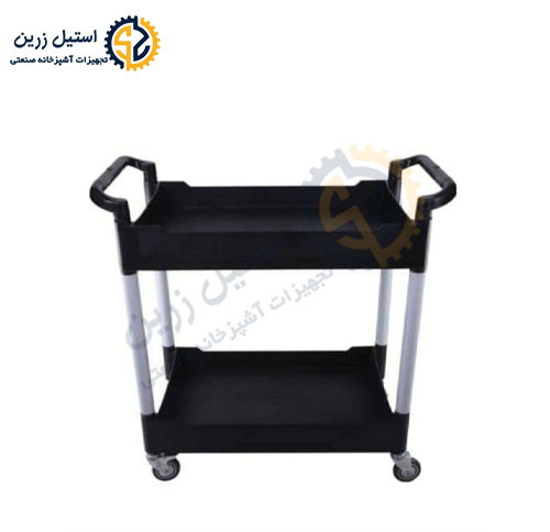 ترولی پلاستیکی رستوران | تجهیزات آشپزخانه صنعتی استیل زرین