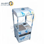 فر ساندویچ سه کار (3 کاره) استیل زرین