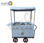 فر ساندویچی چرخدار | فر ساندویچی سیار | استیل زرین