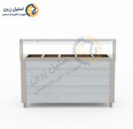 پشت نمای کانتر گرم | استیل زرین