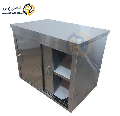 کابینت زمینی استیل زرین | تجهیزات آشپزخانه صنعتی