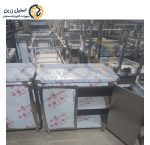 کابینت استیل صنعتی درب لولایی | استیل زرین
