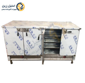 گرمخانه دو قلو 120 نفره استیل زرین