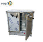 گرمخانه غذا صنعتی دو درب 60 نفره | تولید استیل زرین