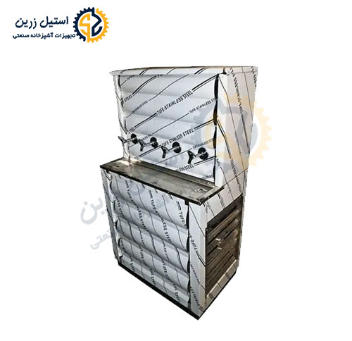 دستگاه آبسردکن چهار شیر از برند استیل زرین