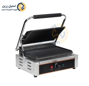 دستگاه ساندویچ میکر تک درب | استیل زرین
