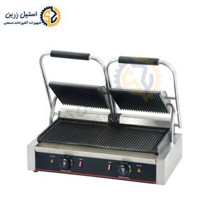 ساندویچ میکر دو درب | استیل زرین