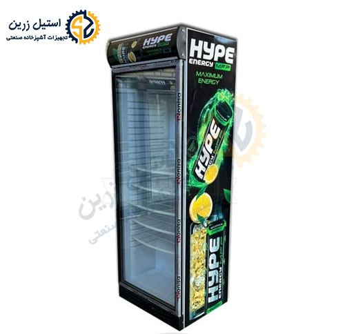 یخچال ایستاده نوشیدنی 70 سانت ضد برفک | استیل زرین