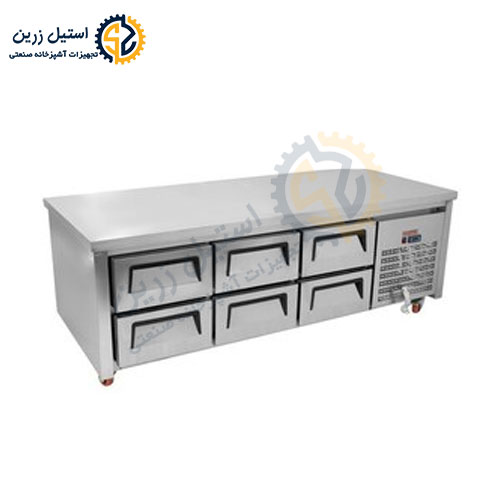 فریزر زیر گریل | یخچال زیر گریل 6 کشو
