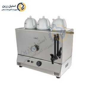سماور برقی تک جداره 30 لیتری برند آپوراک | استیل زرین
