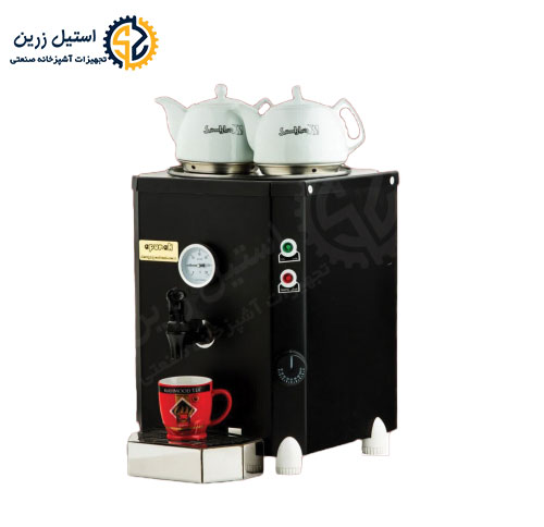 سماور برقی دوجداره آپوراک 20 لیتری | استیل زرین