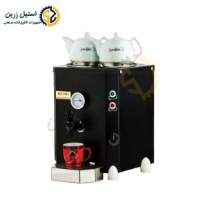 سماور هتلی برقی دوجداره 10 لیتری آپوراک | استیل زرین
