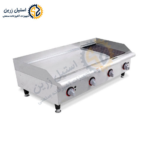 خرید و قیمت دستگاه گریل صنعتی 120 ترکیبی | استیل زرین