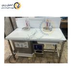 میزبردینگ دو لگن موتور دار برقی | خرید + قیمت، استیل زرین
