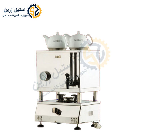 سماور گازی 20 لیتری آپوراک تک جداره استیل زرین