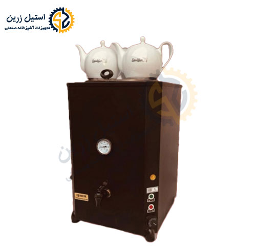 سماور برقی آپوراک دوجداره 50 لیتری برند آپوراک | استیل زرین